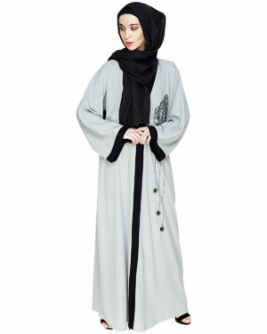 dubai abaya style | beautiful abaya designs | embroidered abaya