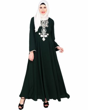 frock abaya | ladies abaya in pakistan | flared abaya