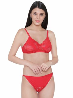 net bra and underwear | bridal red bra set | net bra set