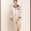 Silk Long Sleeve Shirt & pant Men Sleepwear | mens nighty dress | silk long shirt | gents nighty