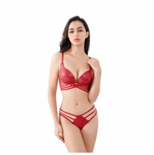 PU Leather Night Club Bra and Underwear Set | Undergarments For Ladies | Imported Bra In Pakistan | Girl In Bra | Bra In Pakistan | Undergarments | Ladies Undergarments | Bras Online