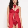 Red Love Sexy Baby Doll Nighty | Red Baby Doll Nighty | Net Nighty Dress For Bridal | Night Dress