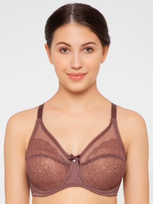 Lace with Floral Design Non Padded Bra | stylish bra designs | lace Non Padded Bra | non padded underwire bra