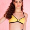 Yellow Demi Cup Bra | Bra Set Online Pakistan | Night Dress | flourish bra