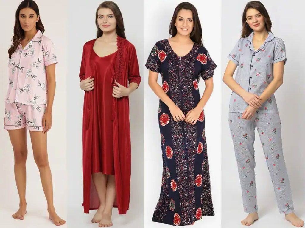 Types of nightwear for ladies | night dress