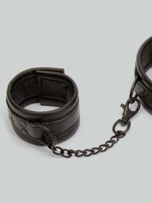 Bondage Faux Leather Collar and Cuff Set