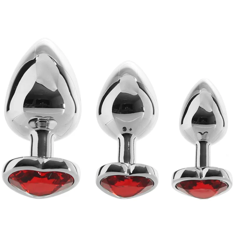 I Heart You Anal Plug Set