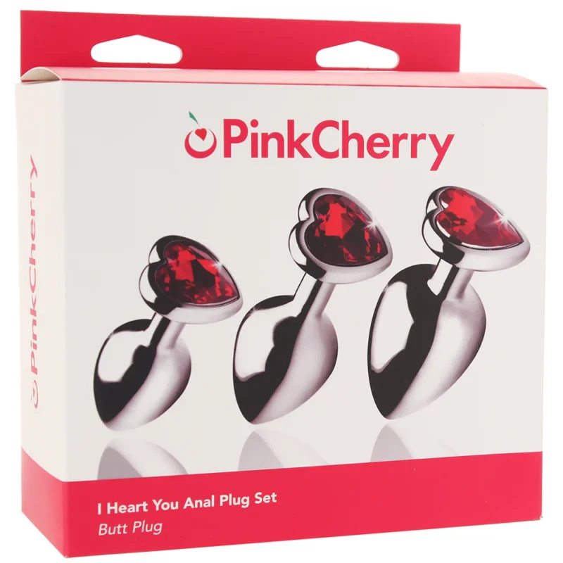 I Heart You Anal Plug Set