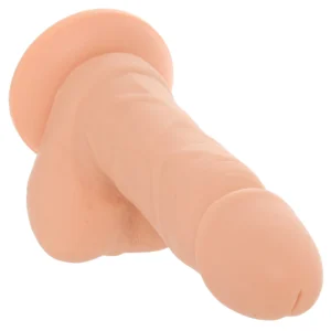 Premium 6 Inch Light Silicone Ballsy Dildo