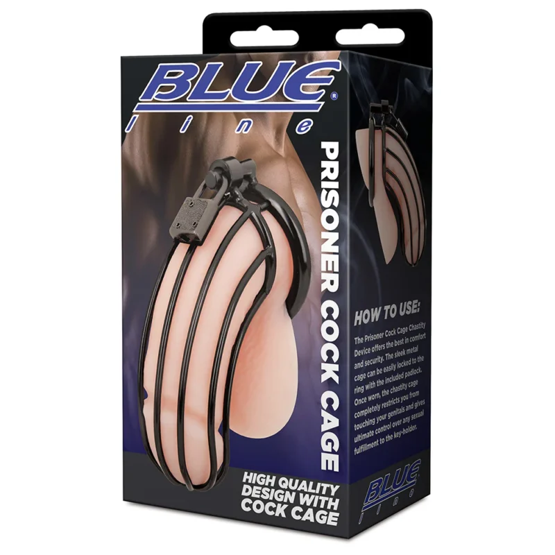 Prisoner Cock Cage in Black